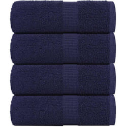 Asciugamani per Sapone 4 pz 30x30 cm 360 g/m² 100% Cotone Vidaxl 4979