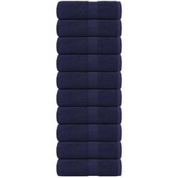 Asciugamani per Sapone 10 pz 30x30 cm 360 g/m² 100% Cotone Vidaxl 3642