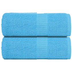 Asciugamani Sapone 2 pz Turchesi 30x30 cm 360 g/m² 100% Cotone Vidaxl
