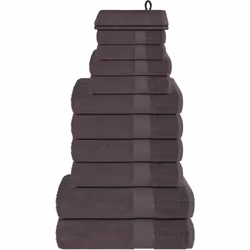 Questo set di asciugamani è ideale sia per uso domestico che commerciale. Materiale morbido e delicato sulla pelle: questi as ...