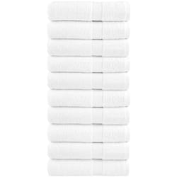 Asciugamani da Doccia solund 10 pz Bianchi 70x140cm 600gsm Vidaxl 385811