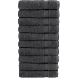Asciugamani Bagno solund 10 pz Antracite 100x150cm 600gsm Vidaxl 770155