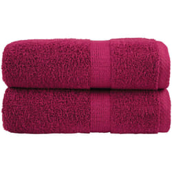 Salviette Premium solund 2 pz Bordeaux 30x30 cm 600gsm Vidaxl 652151