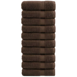 Asciugamani per Sauna solund 10 pz Grigi 50x100 cm 600gsm Vidaxl 409702