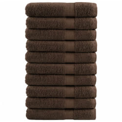 Asciugamani per Sauna solund 10 pz Grigi 80x200cm 600gsm Vidaxl 218143