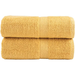 Salviette Premium solund 2 pz Oro 30x30 cm 600gsm Vidaxl 276440