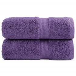 Salviette Premium solund 2 pz Viola 30x30 cm 600 g/m² Vidaxl 227649