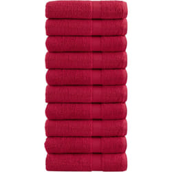 Asciugamani da Bagno solund 10 pz Verdi 100x150cm 600 g/m² Vidaxl 136869
