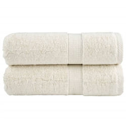 Salviette Premium solund 2 pz Crema 30x30 cm 600 g/m² Vidaxl 930043