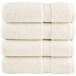 Asciugamani Premium solund 4 pz Crema 50x100 cm 600 g/m² Vidaxl 271612