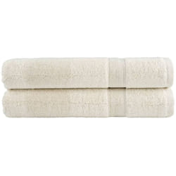 Asciugamani Premium solund 2 pz Crema 100x200 cm 600 g/m² Vidaxl 373553