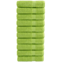 Vidaxl - Asciugamani solund 10 pz Verde Mela 50x100 cm 600 g/m² 964698