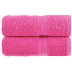 Salviette Premium solund 2 pz Rosa 30x30 cm 600 g/m² Vidaxl 514236