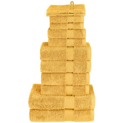 Set ASciugamani solund 12 pz Oro 600 gsm Vidaxl 919598