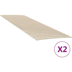 Reti a Doghe, Letto per adulti con 48 Doghe 2 pz 70x200 cm Vidaxl 9923
