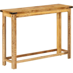 Tavolo Consolle 100x30x75 cm in Legno Massello di Mango Vidaxl 24611
