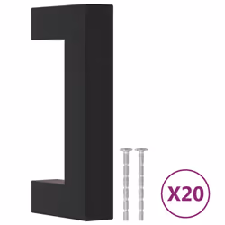 Maniglie per Mobili 20pz Nere 64 mm in Acciaio Inoxcod mxl 85044 - Vista aggiuntiva 2