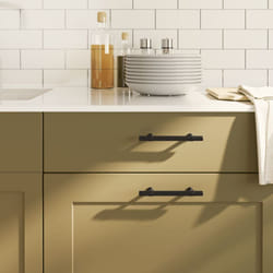 Vidaxl - Maniglie per Mobili 20 pz Nere 96 mm in Acciaio Inox 63102