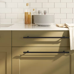 Vidaxl - Maniglie per Mobili 20 pz Nere 320 mm in Acciaio Inox