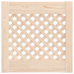 Ante con Design a Reticolo 2 pz 39,5x39,5 cm in Legno di Pinocod mxl 131845 - Vista aggiuntiva 3