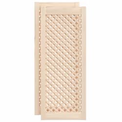 Ante con Design a Reticolo 2 pz 39,5x99 cm in Legno di Pinocod mxl 107861 - Vista aggiuntiva 2