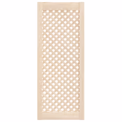 Ante con Design a Reticolo 2 pz 39,5x99 cm in Legno di Pinocod mxl 107861 - Vista aggiuntiva 3