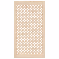 Ante con Design a Reticolo 2 pz 49,5x99 cm in Legno di Pinocod mxl 83896 - Vista aggiuntiva 3