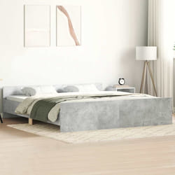 Giroletto con Testiera e Pediera Grigio Cemento 200x200 cmcod mxl 108005