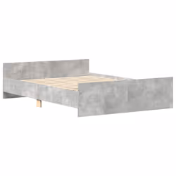 Giroletto con Testiera e Pediera Grigio Cemento 120x200 cmcod mxl 108008 - Vista aggiuntiva 3
