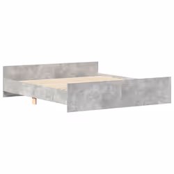 Giroletto con Testiera e Pediera Grigio Cemento 180x200 cmcod mxl 131796 - Vista aggiuntiva 3