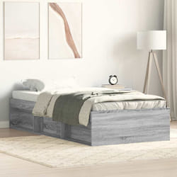 vidaXL Giroletto Grigio Sonoma 90x200 cm