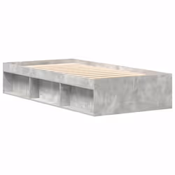 vidaXL Giroletto Grigio Cemento 90x190 cm - Vista aggiuntiva 3