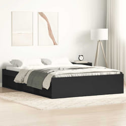 vidaXL Giroletto in Nero 120x200 cm
