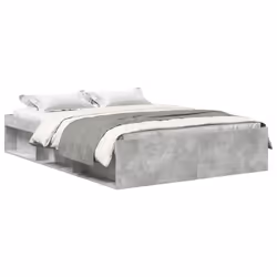 vidaXL Giroletto Grigio Cemento 140x200 cm - Vista aggiuntiva 2