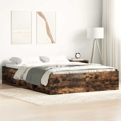 vidaXL Giroletto Rovere Fumo 160x200 cm