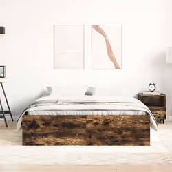 vidaXL Giroletto Rovere Fumo 160x200 cm - Vista aggiuntiva 3