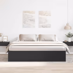 vidaXL Giroletto Nero 180x200 cm Super King - Vista aggiuntiva 3