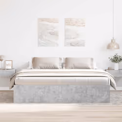 vidaXL Giroletto Grigio Cemento 180x200 cm Super King - Vista aggiuntiva 3