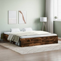 Vidaxl - Giroletto Rovere Fumo 180x200 cm Super King 135838