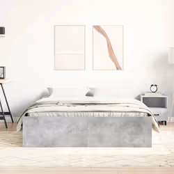 vidaXL Giroletto Grigio Cemento 120x190 cm Small Double - Vista aggiuntiva 3