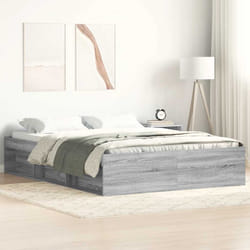vidaXL Giroletto Grigio Sonoma 140x190 cm