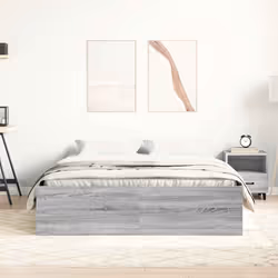 vidaXL Giroletto Grigio Sonoma 140x190 cm - Vista aggiuntiva 3