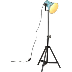 Vidaxl - Lampada da Terra 25 w Blu Anticato 35x35x65/95 cm E27