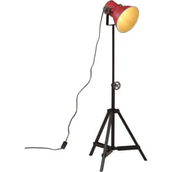 Vidaxl - Lampada da Terra 25 w Rosso Anticato 35x35x65/95 cm E27 704328