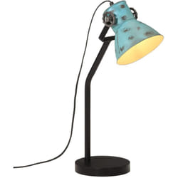 Lampada da Scrivania 25 w Blu Anticato 17x17x60 cm E27 Vidaxl 708109