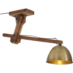 Lampada a Soffitto 25 W Ottone Anticato 105x30x65-108cm E27 vidaXL186823