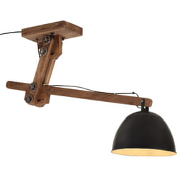 Lampada da Soffitto 25 w Nera 105x30x65-108cm E27 Vidaxl 974544
