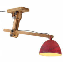 Lampada da Soffitto 25 w Rosso Anticato 105x30x65-108 cm E27 Vidaxl 407075