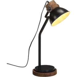 Lampada da Scrivania 25 w Nera 18x18x60 cm E27 Vidaxl