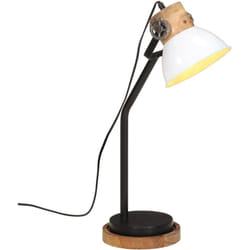 Lampada da Scrivania 25 w Bianca 18x18x60 cm E27 Vidaxl 301467